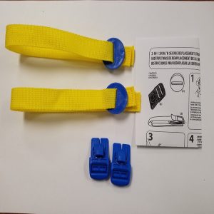 2 Shoulder Straps 2 Buckles and Instructions