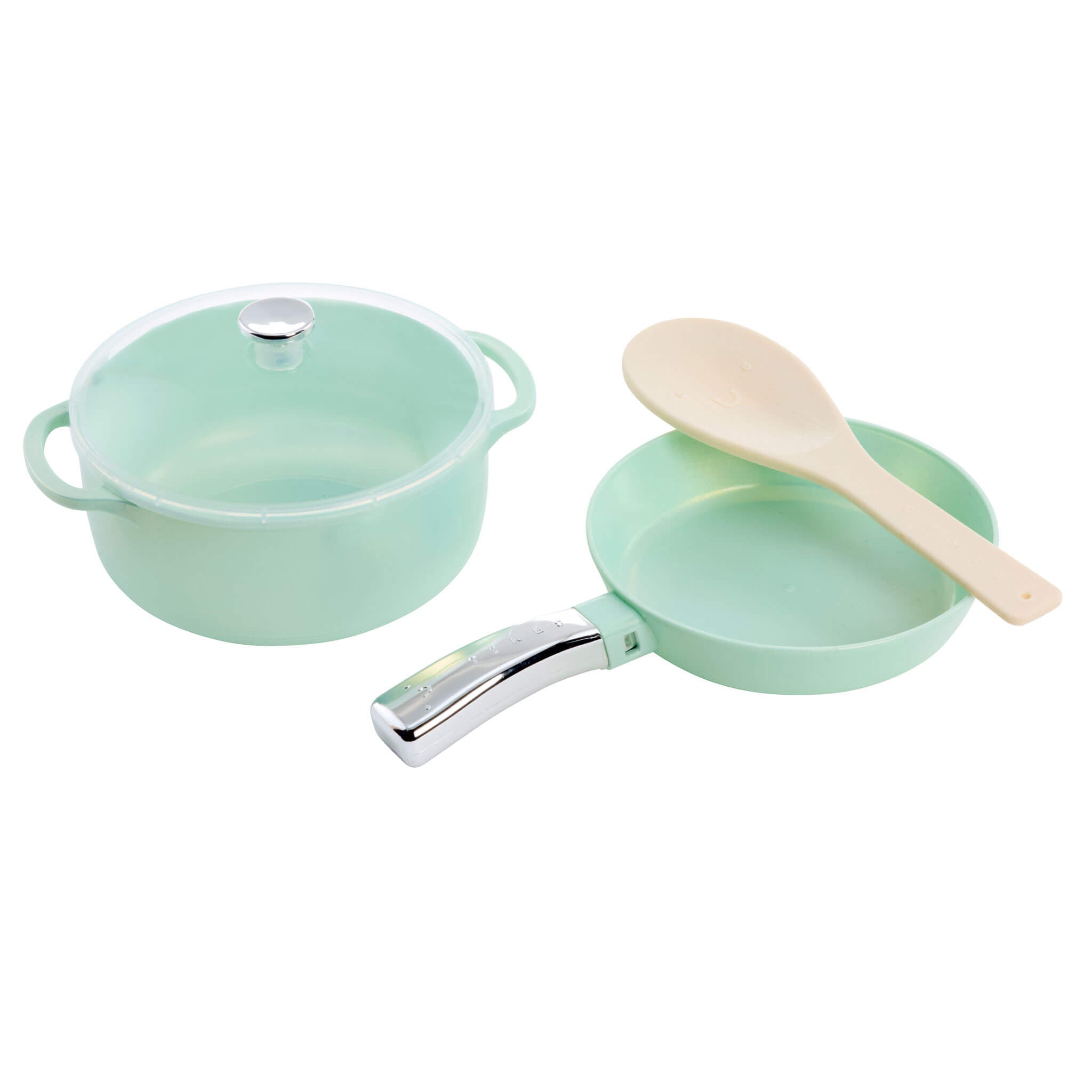Sweet Spaces™ Pots & Pans Set - Sea Foam